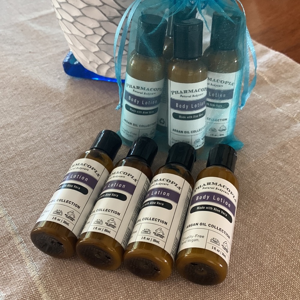 Pharmacopia Body Lotion Argon Oil Collection - Vegan, Cruelty Free New Gift Bag